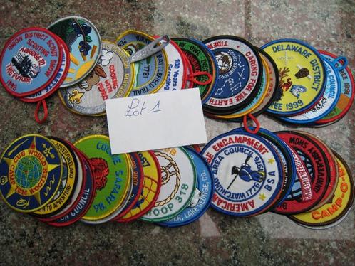 Boy Scouts lot of 50 Badges Insignes varia lot 1, Verzamelen, Scouting, Zo goed als nieuw, Embleem, Speld of Insigne, Verzenden