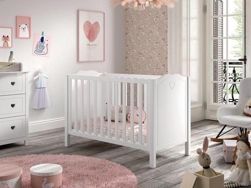 AMORI BABYBED 60 X 120 CM WIT, Kinderen en Baby's, Babywiegjes en Ledikanten, Nieuw, Ledikant, Ophalen