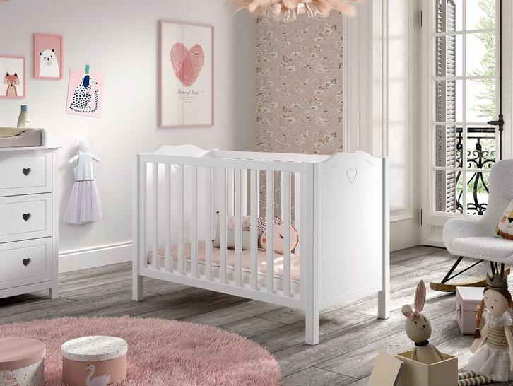AMORI BABYBED 60 X 120 CM WIT, Kinderen en Baby's, Babywiegjes en Ledikanten, Nieuw, Ledikant, Ophalen