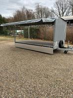 Plateau aanhangwagen met huif, Auto diversen, Aanhangers en Bagagewagens, Ophalen