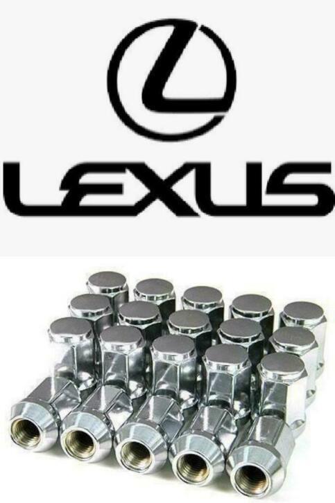 Set wielmoeren moeren Lexus CT200h GS300 IS-F GS LS LX RX, Auto diversen, Wieldoppen, Nieuw, Ophalen
