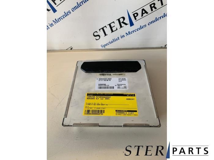 Ordinateur gestion moteur d'un Mercedes SLK, Autos : Pièces & Accessoires, Électronique & Câbles, Mercedes-Benz, Utilisé, 3 mois de garantie