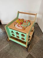 Houten loopwagen (in de verpakking), Kinderen en Baby's, Speelgoed | Houten speelgoed, Ophalen, Zo goed als nieuw