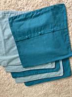 6 matching kussens - sierkussen - nieuw, Verzenden, Nieuw, Blauw, Vierkant