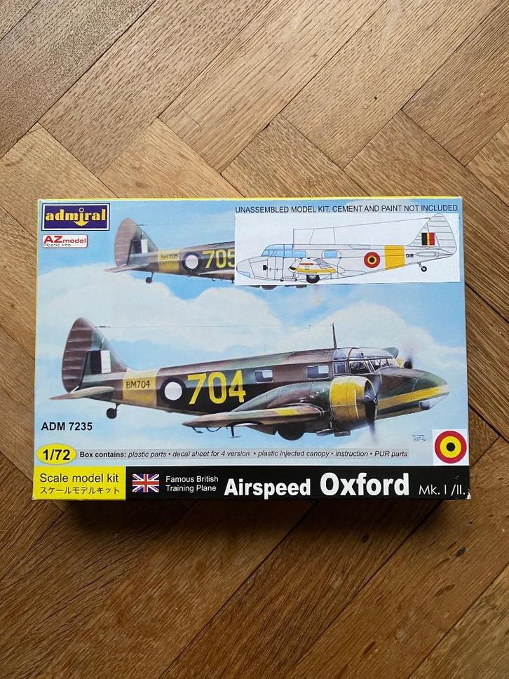 AIRSPEED OXFORD - BELGISCHE LUCHTMACHT - 1:72, Hobby en Vrije tijd, Modelbouw | Vliegtuigen en Helikopters, Nieuw, Vliegtuig, 1:72 tot 1:144