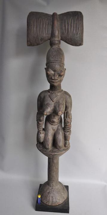 STUNT !! Zeer groot beeld vd godheid Shango, Yoruba, Nigeria beschikbaar voor biedingen