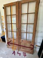 Glazen deur 1930-40', Gebruikt, 75 tot 150 cm, Hout, 225 cm of meer