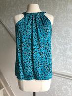 Ann Taylor Turquoise/Zwarte Top, Kleding | Dames, Topjes, Ophalen of Verzenden, Maat 34 (XS) of kleiner, Gedragen, Groen