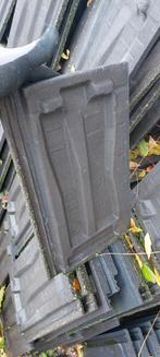 zwarte betonpan RBB, 19x37cm, Bricolage & Construction, Tuiles & Revêtements de toit, Enlèvement, Utilisé