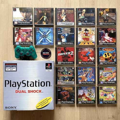 Console Playstation 1 + Spellen, Games en Spelcomputers, Games | Sony PlayStation 1, Zo goed als nieuw, Ophalen of Verzenden