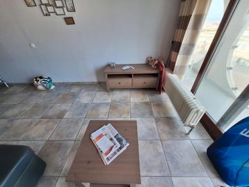 Tv kast en salontafel beschikbaar voor biedingen