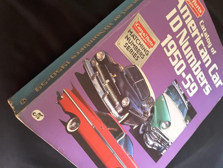 Chassisnummer Catalogus Amerikaanse wagens '50 - ' 59., Livres, Catalogues & Dépliants, Utilisé, Catalogue, Enlèvement ou Envoi