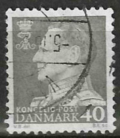 Denemarken 1961/1962 - Yvert 401 - Koning Frederik IX (ST), Timbres & Monnaies, Timbres | Europe | Scandinavie, Affranchi, Danemark