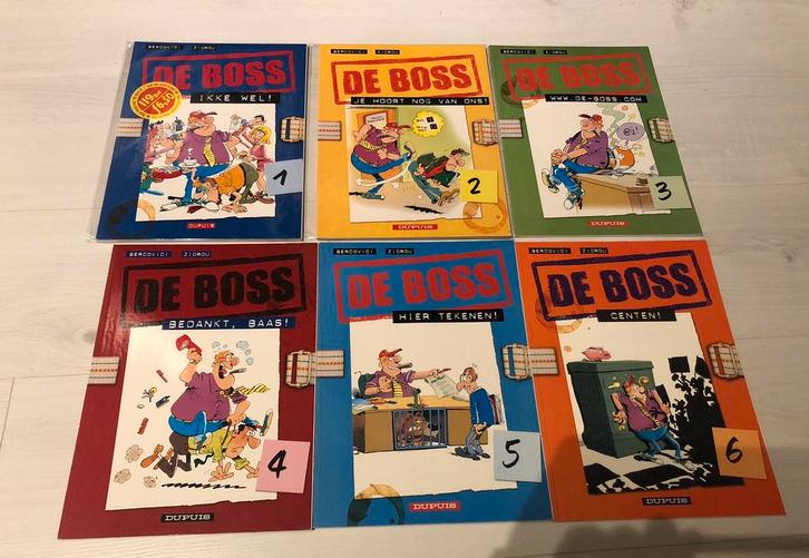 De Boss Bercovici en Zidrou compleet, Boeken, Stripverhalen, Zo goed als nieuw, Ophalen of Verzenden
