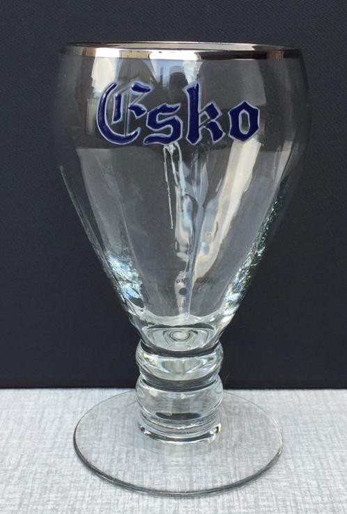 Bierglas Esko emaille - super zeldzaam, Verzamelen, Biermerken, Zo goed als nieuw, Glas of Glazen, Overige merken, Ophalen of Verzenden