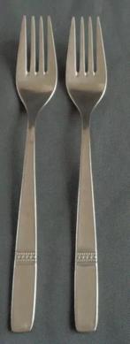 WMF CROMARGAN LUBECK 2x tafelvork 19,4cm dinervork vork set, Verzenden, Zo goed als nieuw