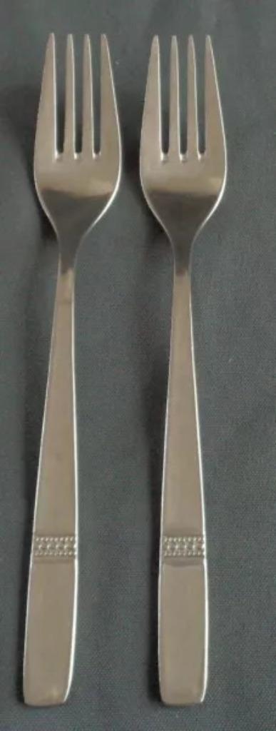 WMF CROMARGAN LUBECK 2x tafelvork 19,4cm dinervork vork set, Huis en Inrichting, Keuken | Bestek, Zo goed als nieuw, Verzenden