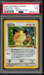 Meowth Holo PSA 7 - #10 - Wizards Black Star Promo 2000, Hobby en Vrije tijd, Verzamelkaartspellen | Pokémon, Verzenden, Zo goed als nieuw