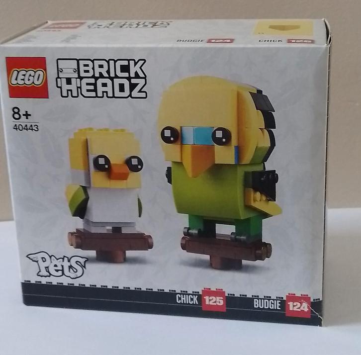 Lego Brickheadz - Parkieten (40443), Kinderen en Baby's, Speelgoed | Duplo en Lego, Zo goed als nieuw, Lego, Complete set, Ophalen of Verzenden
