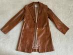 Lederen dames jas - lang model, Ophalen of Verzenden, Zo goed als nieuw