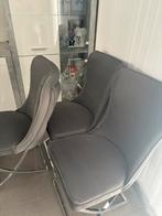 Chaises à vendre, Maison & Meubles, Chaises, Gris, Enlèvement ou Envoi, Comme neuf, Italiaans