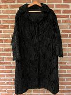 Mantel met vacht, Kleding | Dames, Ophalen of Verzenden, Zo goed als nieuw, Maat 42/44 (L), Zwart