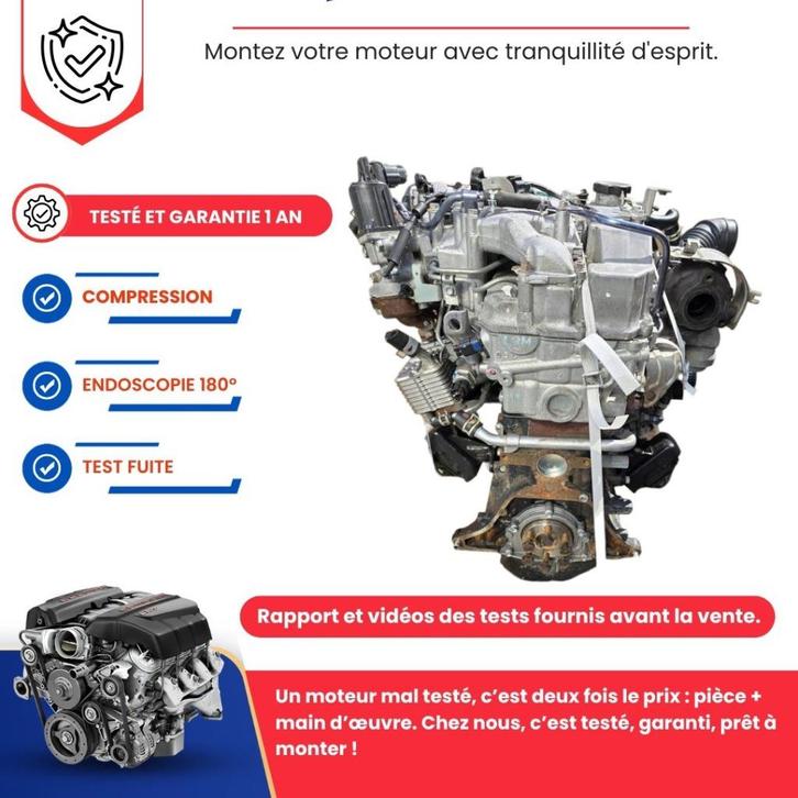 Mitsubishi l200 2.5 di-d 136pk euro complete motor, Auto-onderdelen, Motor en Toebehoren, Mitsubishi, Nieuw, Ophalen of Verzenden