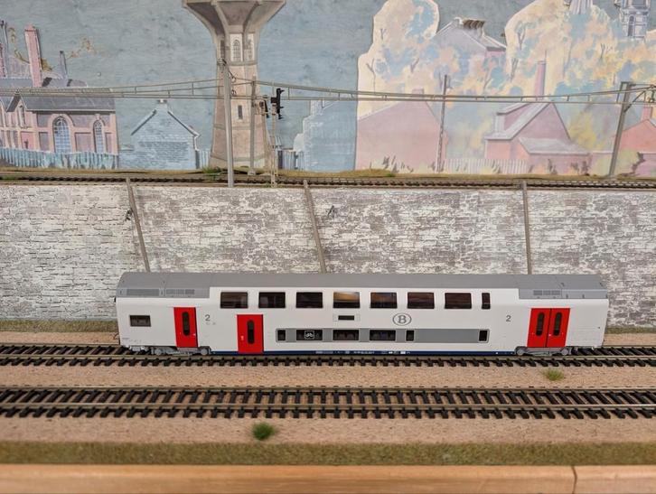 NMBS SNCB Lsmodels M6 BD 2e Klasse Baggage / AC 3 Rails, Hobby en Vrije tijd, Modeltreinen | H0, Nieuw, Wagon, Wisselstroom, Overige merken