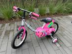 B-TWIN kinderfiets met zijwieltjes 14inch, Fietsen en Brommers, Fietsen | Kinderfietsjes, Ophalen, Zijwieltjes, Gebruikt, B-Twin