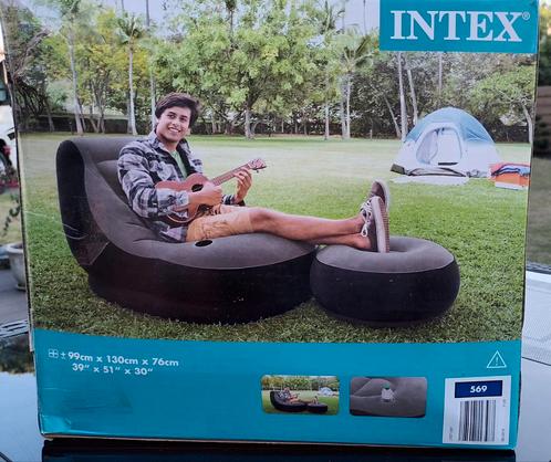 Opblaasbare lounge set, Caravans en Kamperen, Kampeermeubelen, Ophalen