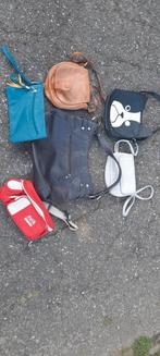 5 handtassen en 1 heuptasje, Handtassen en Accessoires, Tassen | Damestassen, Ophalen, Zo goed als nieuw