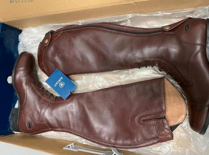 ✓ Nieuwe bruine leren laarzen ARIAT maat 38,5, Dieren en Toebehoren, Paardrijkleding, Nieuw, Dames, Heren, Kinderen, Schoeisel