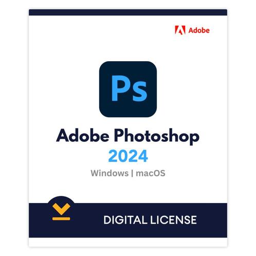 Adobe Photoshop 2024 | Windows en Mac | Volledige versie | L, Computers en Software, Ontwerp- en Bewerkingssoftware, Nieuw, MacOS