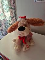 Hond knuffel kerst werkende staat zingt en danst, Ophalen of Verzenden, Gebruikt, Hond