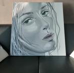 Mooi groot schilderij, 90 op 90cm, Ophalen of Verzenden