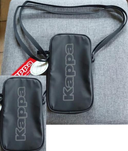 Set van 2 kleine zwarte Kappa schoudertassen NIEUW verpakt, Handtassen en Accessoires, Tassen | Schoudertassen, Nieuw, Overige merken