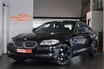 BMW SERIE 5 520 520dA Navi Airco CruiseC ZetelV AutoH Garant, Auto's, BMW, Automaat, Zwart, Bedrijf, Te koop