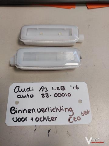 Audi A3 automaat 1.2B binnenverlichting voor+achter '16 beschikbaar voor biedingen