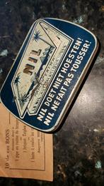 Antiek ijzeren doosje tabac, Verzamelen, Blikken, Ophalen, Gebruikt, Overige, Overige merken