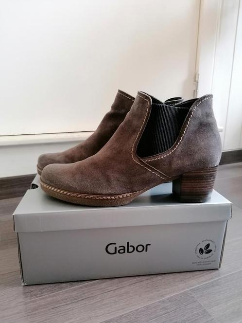 Grijze leren enkellaarsjes Gabor. Zo goed als nieuw. Maat 42, Kleding | Dames, Schoenen, Zo goed als nieuw, Lage of Enkellaarzen