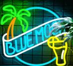 LED lamp neon stijl Blue Moon (35x33.3cm), Ophalen of Verzenden, Nieuw