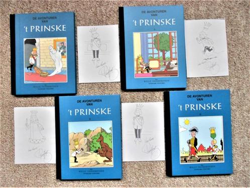 't Prinske 1 t/m 4 - Klassiek Reeks hc + 4x pentek P. Geerts, Boeken, Stripverhalen, Nieuw, Complete serie of reeks, Ophalen of Verzenden