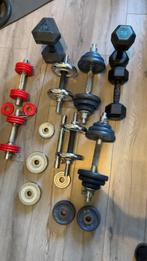 gewichten, Sport en Fitness, Fitnessmaterialen, Ophalen, Gebruikt, Armen, Halterset