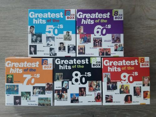 Le meilleur des années 50, 60, 70, 80 et 90... 5 coffrets CD, CD & DVD, CD | Compilations, Comme neuf, Coffret, Enlèvement ou Envoi