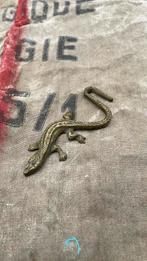 Salamander in messing, Ophalen of Verzenden