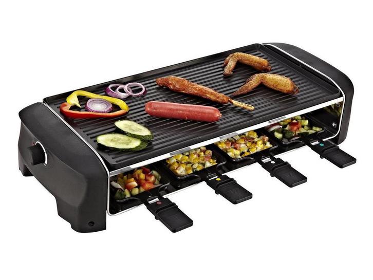 Grill, gourmet & raclette: nieuw in verpakking, 8 personen, Elektronische apparatuur, Gourmetstellen, Nieuw, 8 personen of meer