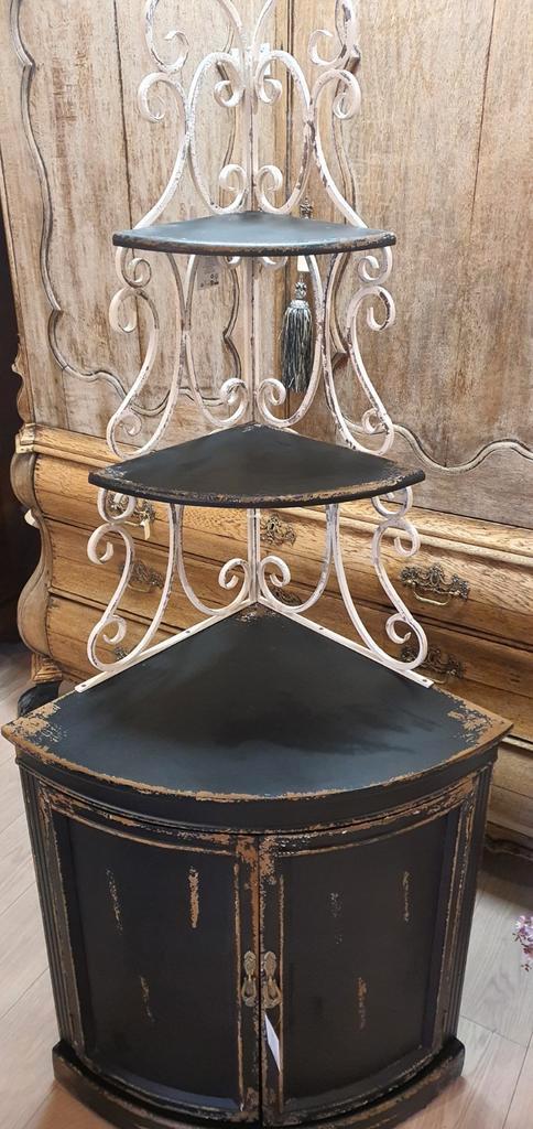 Charmante Clayre&Eef hoekkast, (Nieuw), Maison & Meubles, Armoires | Armoires murales, Enlèvement