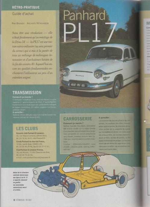 Panhard PL 17 oldtimer, Boeken, Auto's | Folders en Tijdschriften, Gelezen, Verzenden