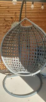 Tuinstoel zonder kussen, Tuin en Terras, Tuinstoelen, Ophalen, Gebruikt, Rotan