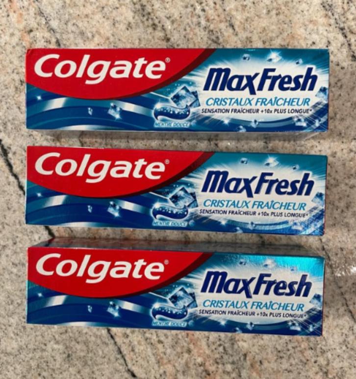 Colgate tandpasta max fresh, Handtassen en Accessoires, Uiterlijk | Mondverzorging, Nieuw, Tandpasta, Ophalen of Verzenden